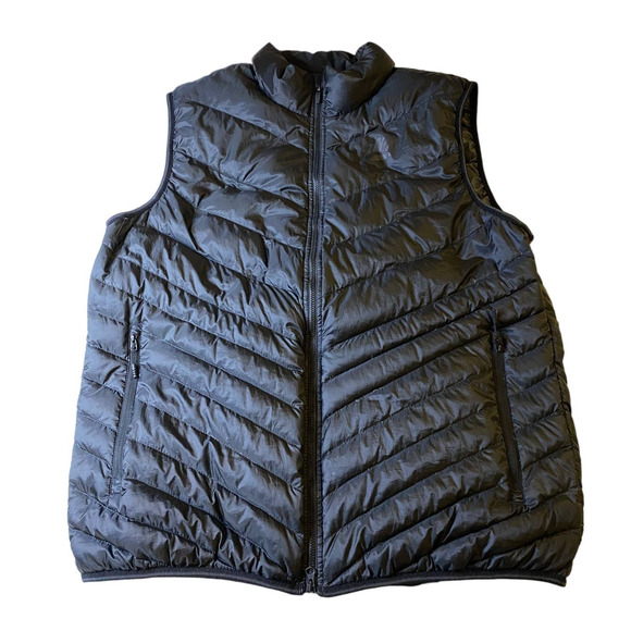 Nike | Jackets u0026 Coats | Nike Cascade 55 Down Full Zip Vest Puffer Black  Mens Xl | Poshmark